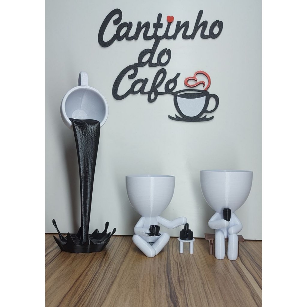 Cantinho de café banco, lindo para sua decoração!!! 12cm